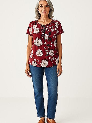 Liz Claiborne Career Short Sleeve Blouse (view 2)