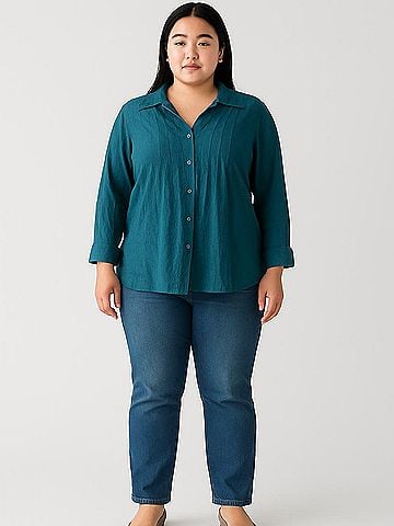 White Stag 3/4 Sleeve Blouse (view 2)