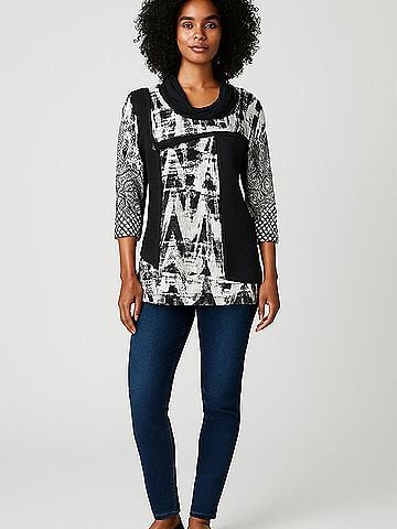 Bali 3/4 Sleeve Blouse (view 2)