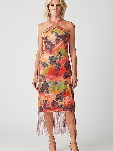 Theia Cocktail Dress (view 2)