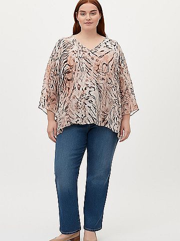 Jennifer Lopez 3/4 Sleeve Blouse (view 2)