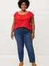 Ambiance Red Short Sleeve Top Size 2X - photo 2