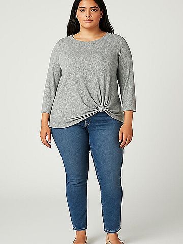 Mix by 41 Hawthorn 3/4 Sleeve Top (view 2)