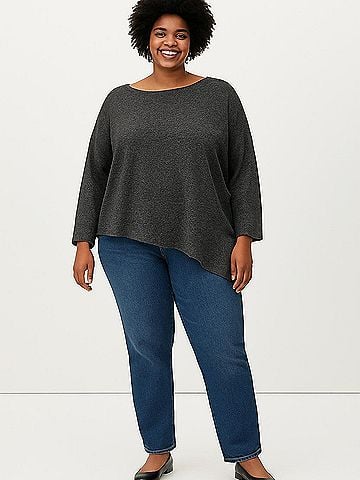 Go Couture 3/4 Sleeve Top (view 2)