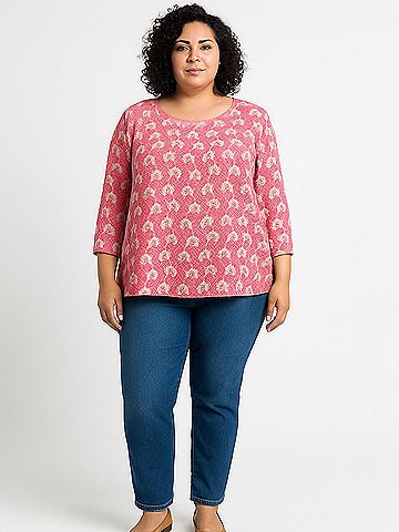 Mix by 41 Hawthorn 3/4 Sleeve Blouse (view 2)