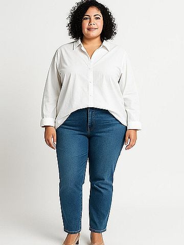 Melrose and Market 3/4 Sleeve Button-Down Shirt (view 2)