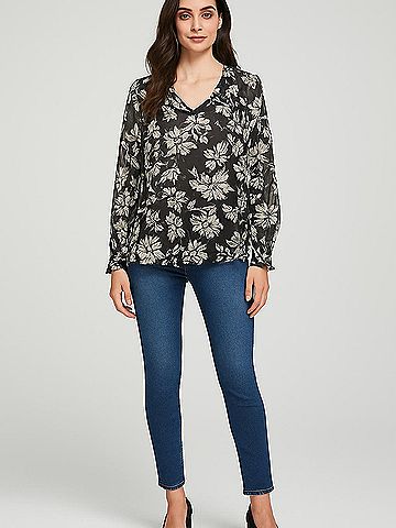 Part Two Long Sleeve Blouse (view 2)