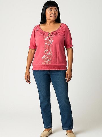 RXB Short Sleeve Blouse (view 2)