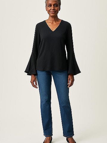Les Copains Long Sleeve Blouse (view 2)