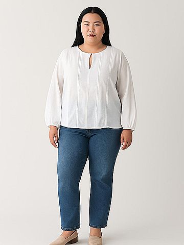 Counterparts Long Sleeve Blouse (view 2)