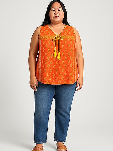 Crown & Ivy Sleeveless Blouse (view 2)