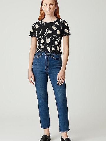 Christie & Jill Short Sleeve Blouse (view 2)