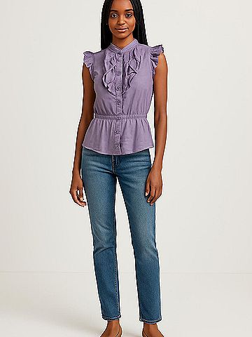 KLD Signature Sleeveless Blouse (view 2)