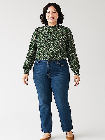 Les Amis Long Sleeve Blouse (view 2)