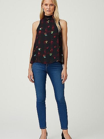 Nicole Miller Sleeveless Blouse (view 2)