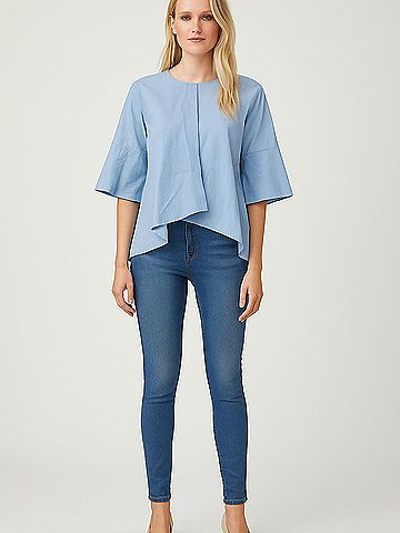 Prose & Poetry 3/4 Sleeve Blouse (view 2)