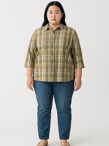 Allison Daley 3/4 Sleeve Button-Down Shirt (view 2)