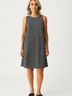 Gap 100% Polyester Chevron-herringbone Gray Casual Dress Size S - photo 2