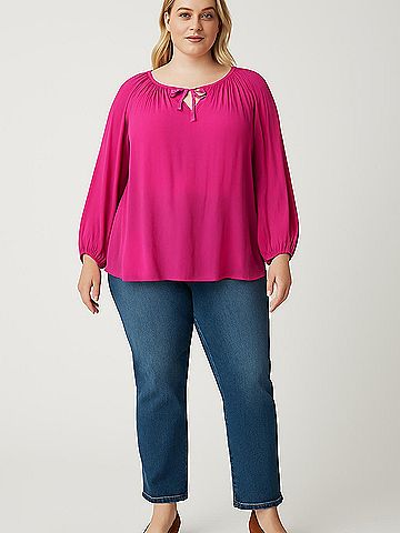 Jennifer Lopez 3/4 Sleeve Blouse (view 2)