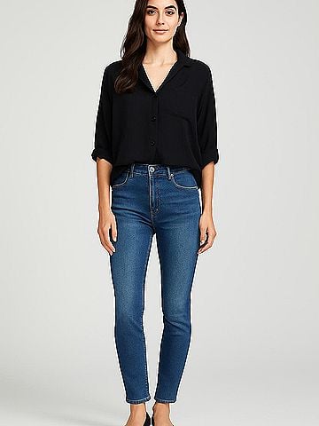 Industry 3/4 Sleeve Button-Down Shirt (view 2)
