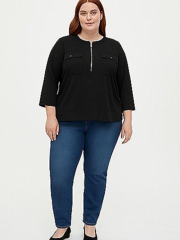 Anne Klein 3/4 Sleeve Blouse (view 2)