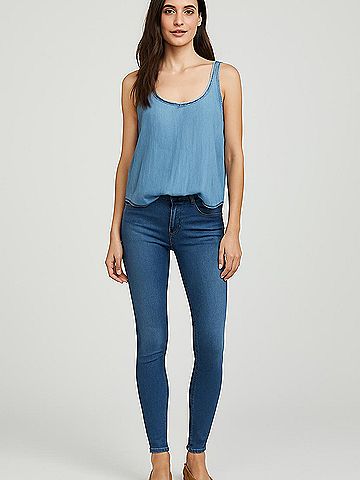 Velvet Heart Sleeveless Blouse (view 2)