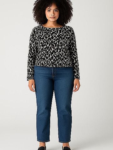 Saint + Sofia Long Sleeve Blouse (view 2)