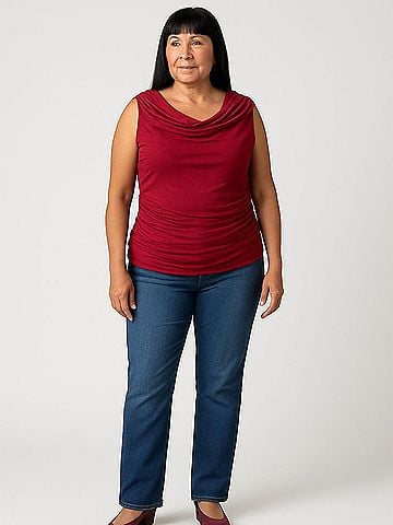 AB Studio Sleeveless Blouse (view 2)