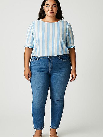 LC Lauren Conrad 3/4 Sleeve Blouse (view 2)