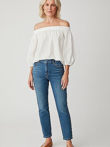 Milly 3/4 Sleeve Blouse (view 2)
