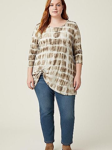 G by Giuliana Rancic 3/4 Sleeve Blouse (view 2)