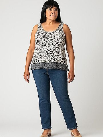 Cotton Express Sleeveless Blouse (view 2)