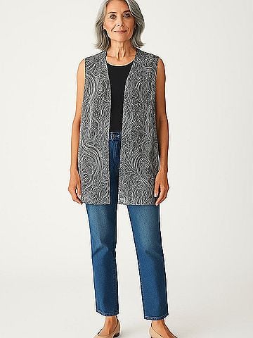 Bob Mackie Sleeveless Blouse (view 2)