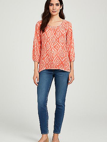 Studio Y 3/4 Sleeve Blouse (view 2)