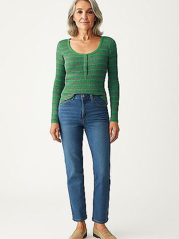 Moda International Long Sleeve Top (view 2)
