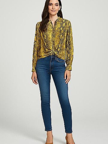 Bar III Long Sleeve Blouse (view 2)