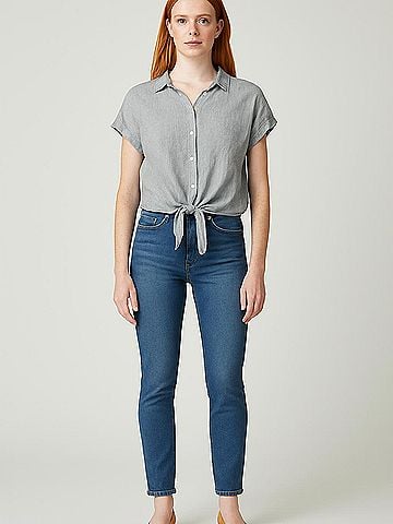 Weatherproof Short Sleeve Button-Down Shirt (view 2)