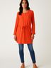Gap 100% Polyester Orange Kimono Size S - photo 2