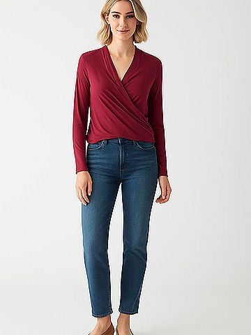 Akemi + Kin Long Sleeve Blouse (view 2)