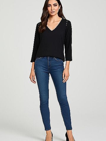 Cooper & Ella 3/4 Sleeve Top (view 2)