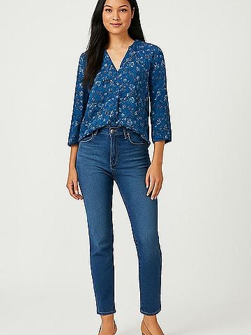 Liz Claiborne Career 3/4 Sleeve Blouse (view 2)