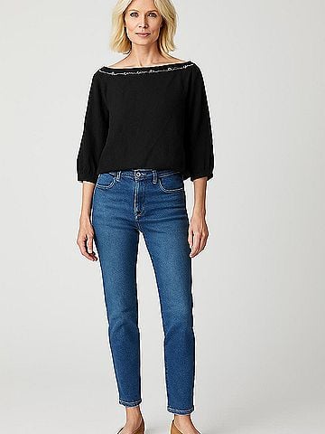 Studio 3/4 Sleeve Blouse (view 2)