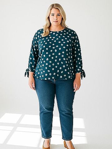 Papermoon 3/4 Sleeve Blouse (view 2)