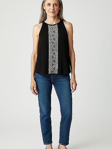 Amuse Society Sleeveless Blouse (view 2)