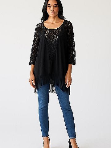 L Space 3/4 Sleeve Blouse (view 2)