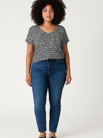 Nicole Miller Short Sleeve Top (view 2)