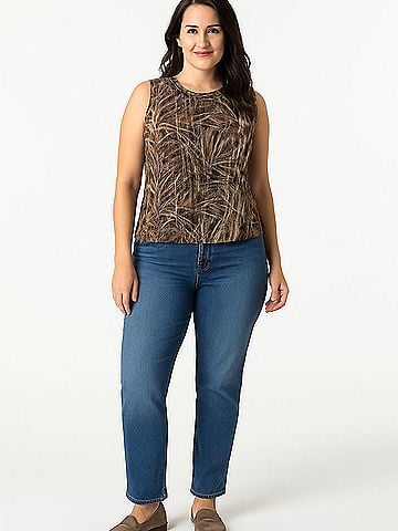Plisse Sleeveless Blouse (view 2)