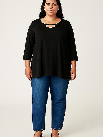 Catherines 3/4 Sleeve Top (view 2)