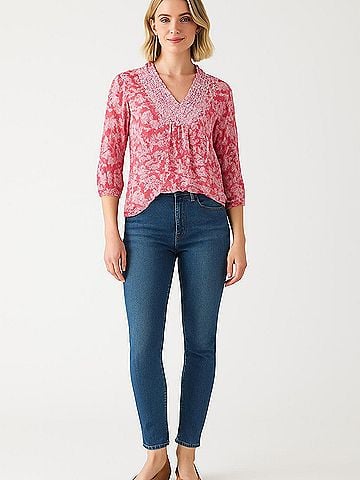 Anokhi 3/4 Sleeve Blouse (view 2)