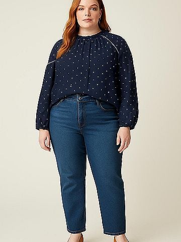 Crown & Ivy Long Sleeve Blouse (view 2)